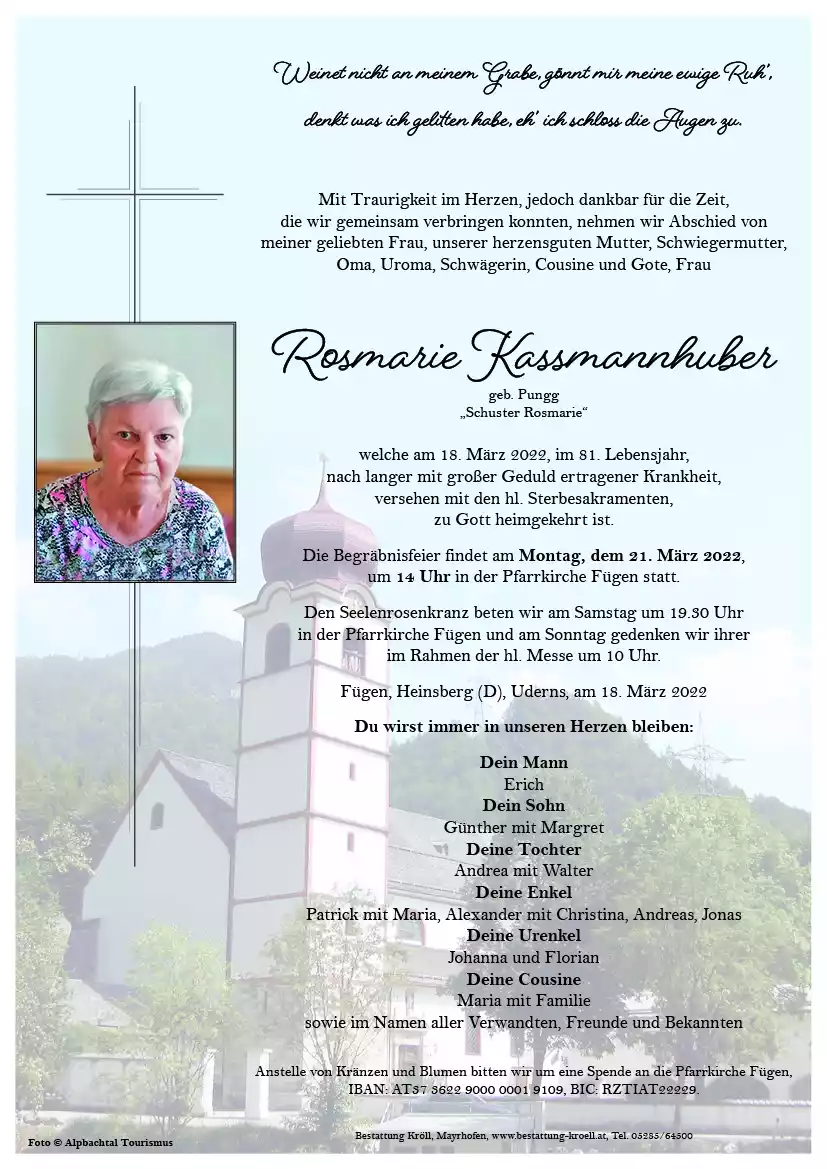 Parte von Rosmarie Kassmannhuber